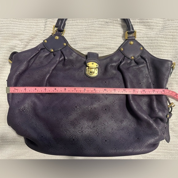 Louis Vuitton Mahina L Leather Monogram Hobo Handbag Shoulder Bag Purse - Picture 8 of 15